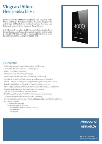 Vingcard Allure