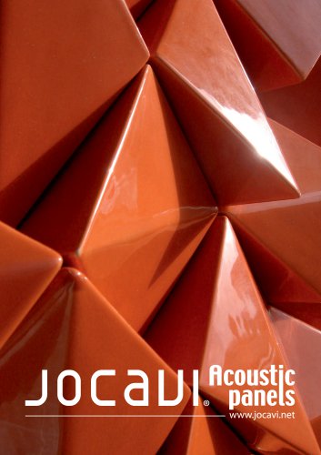 Jocavi® Acoustic Panels - Full Products Catalogue, 2016