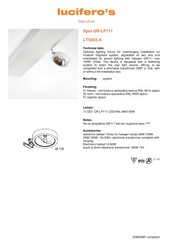 Spot QR-LP111 LTS055.A