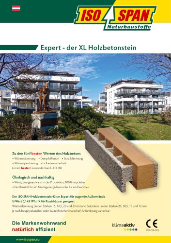 Expert - der XL Holzbetonstein