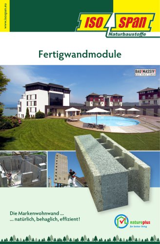 Fertigwandmodule