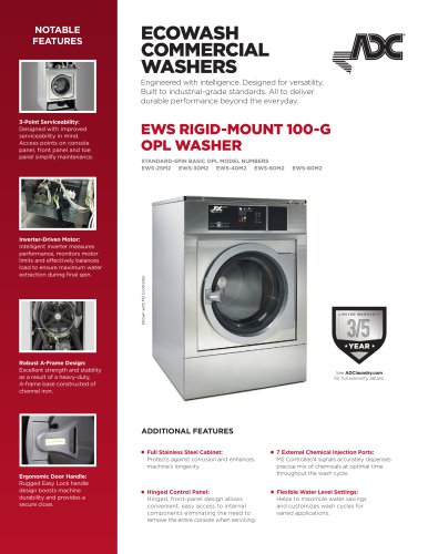 EWS RIGID-MOUNT 100-G OPL WASHER