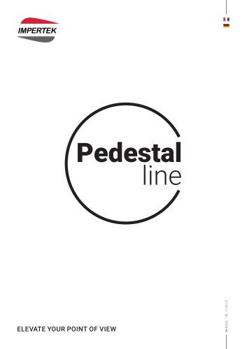 Pedestal Line Katalog 2026 DE-FR