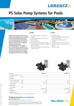 PS Solar Pump Systems for Pools