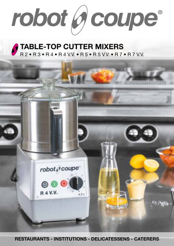 TABLE-TOP CUTTER MIXERS