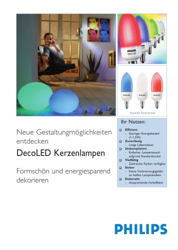 DecoLED Kerzenlampen 