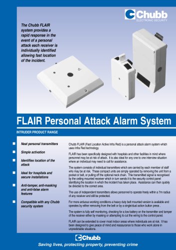 Flair Personal Attack Alarm System