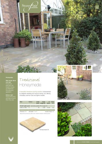 Traditional paving Honeymede