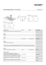 D-Neo Einbauwaschtisch # 0357600027 - 1