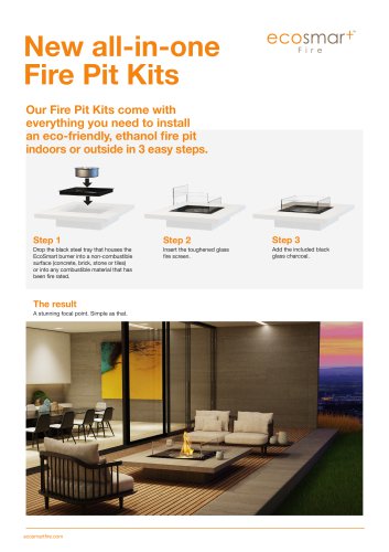 EcoSmart Fire Fire Pit Kits New Release Flyer (en)