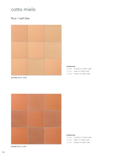 COTTO MIELO TERRACOTTA TILES