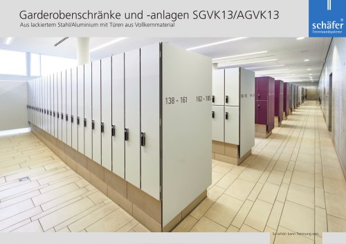 Garderobenschränke - SGVK13