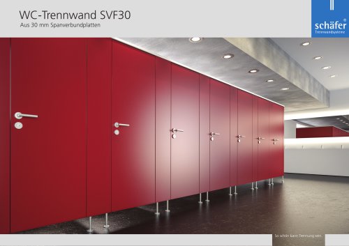 WC-Trennwände: SVF30