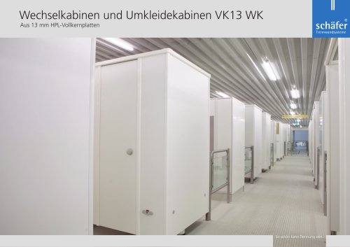 Wechselkabinen aus HPL VK13 WK