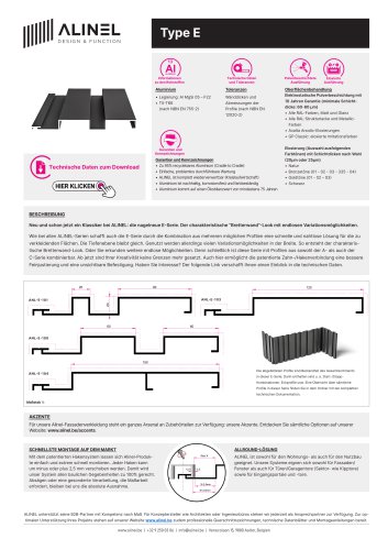 ALINEL Serie-D- Technisches Datenblatt