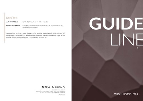 SIBU GUIDELINE