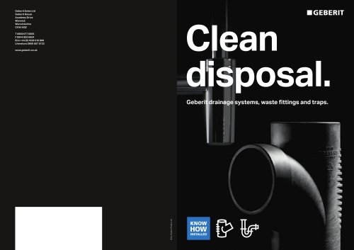 Clean disposal