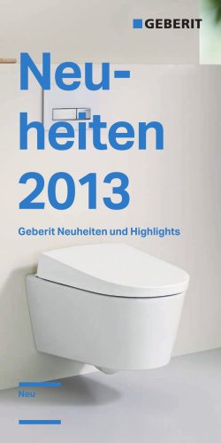 Neuheiten 2013