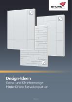 Design-Ideen für gross- und kleinformatige hinterlüftete Fassadenplatten - 1