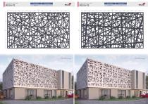 Designkollektion für die Anwendung als perforierte Fassaden - 19