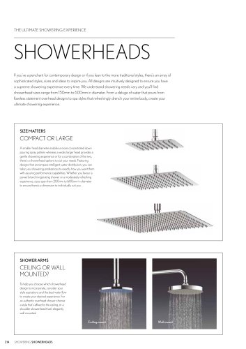 SHOWERHEADS