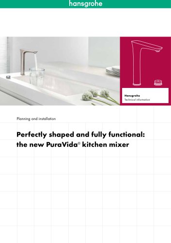 PuraVida® kitchen mixer