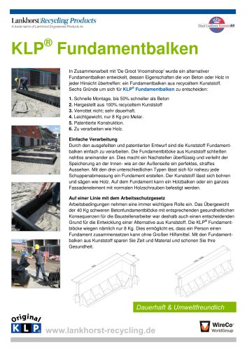 KLP® Fundamentbalken