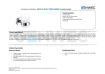 GW05 41 04 02 “CRETA SERIES” tumbler holder