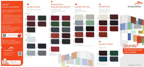 Granite® Colour Palette