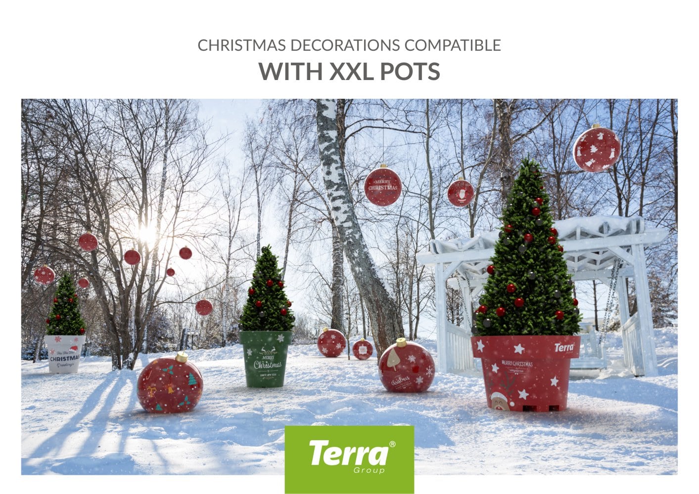 Christmas Decorations compatible with XXL POTS - Terra Group