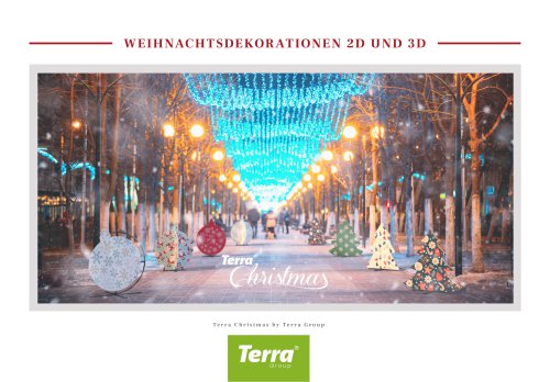 WEIHNACHTSDEKORATIONEN 2D & 3D