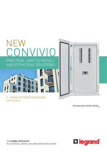 CONVIVIO 3-PHASE DISTRIBUTION BOARDS BROCHURE