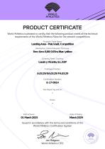 A.03.29 Pole vault landing mat WA Certificate