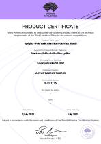 A.07.05 Pole vault jump standard WA Certificate