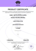 A.07.20 High jump standard WA Certificate
