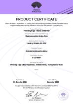 A.99.94 Hammer cage WA Certificate