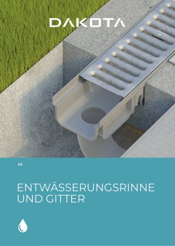 ENTWÄSSERUNGSRINNE UND GITTER