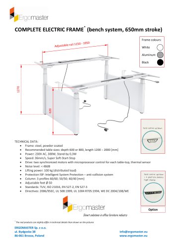 ELECTRIC FRAME (bench system)