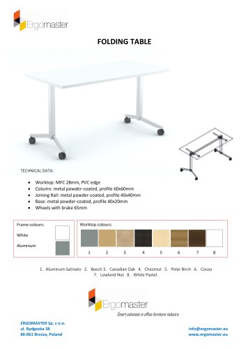 FOLDING TABLE