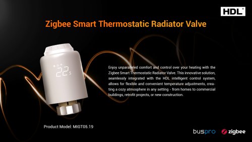 Zigbee Smart Thermostatic Radiator Valve