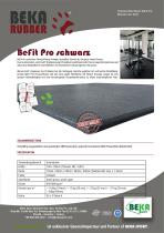 BEFIT PRO BLACK RUBBER TILE