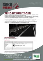 Kunstrasen Sprintbahn BEKA HYBRID TRACK-1