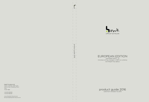 product guide 2016 EUROPEAN EDITION