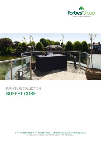 Buffet Cube – Folding Buffet Tables & Bars