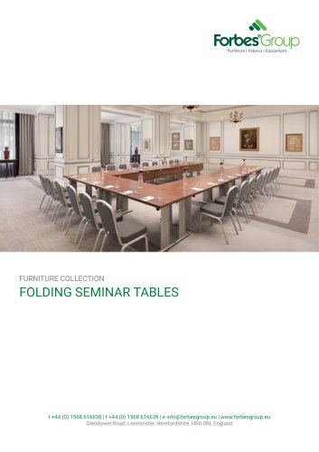 FOLDING SEMINAR TABLES