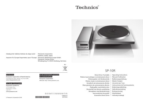 SP-10R / Direct Drive Turntable