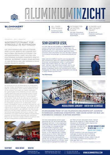 Blommaert Newsletter