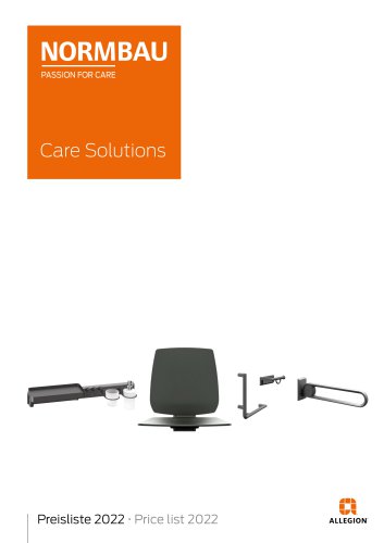 Care Solutions Price list 2022