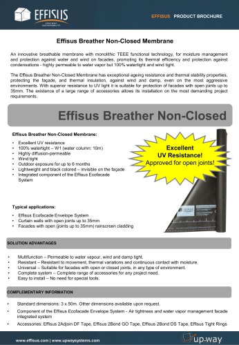 EFFISUS BREATHER NON-CLOSED