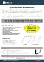 EFFISUS ECOFACADE PRE-FAB FRAMES